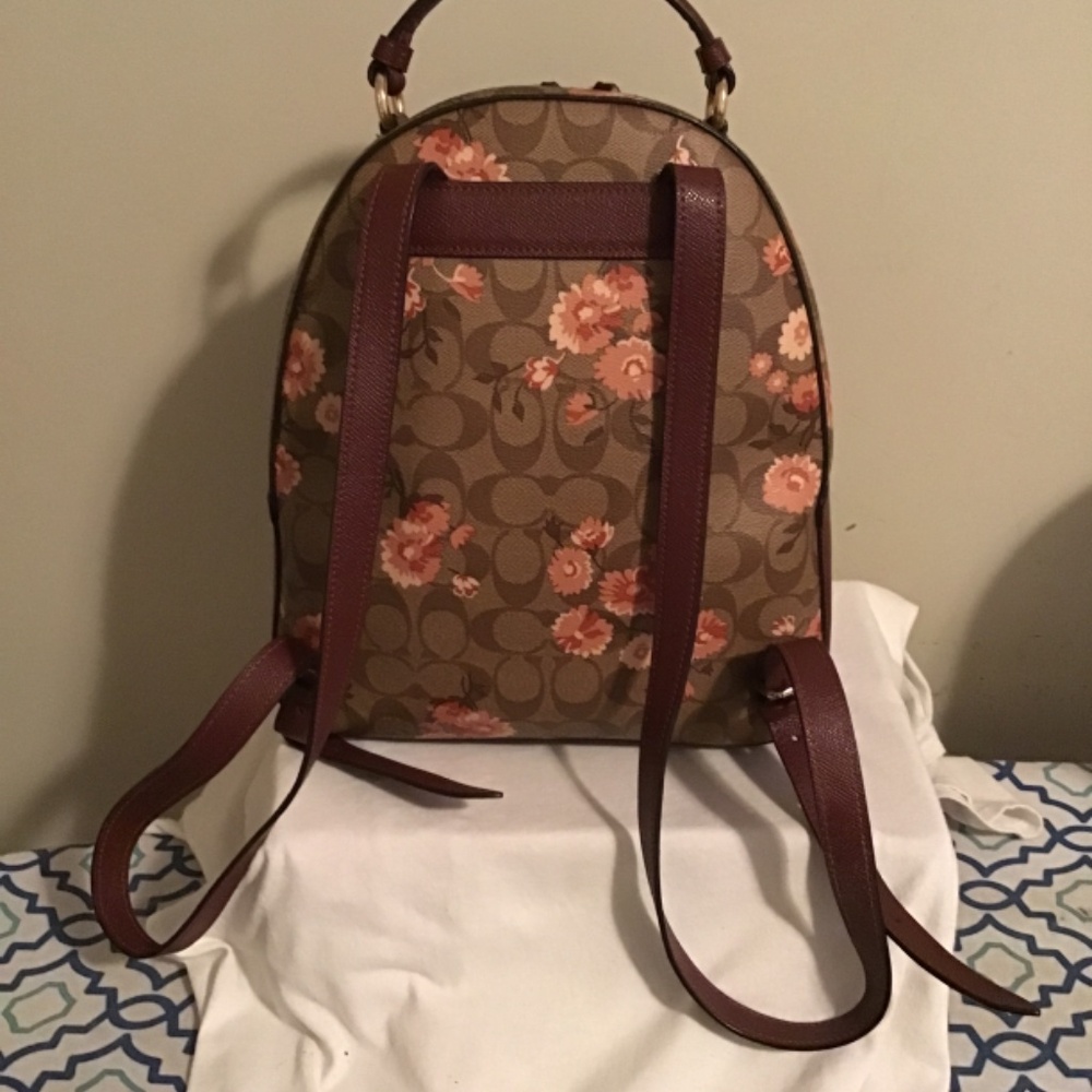 🔥Coach, backpack, see all photos, new cond. gorgeous coach pattern - Picture 5 of 9